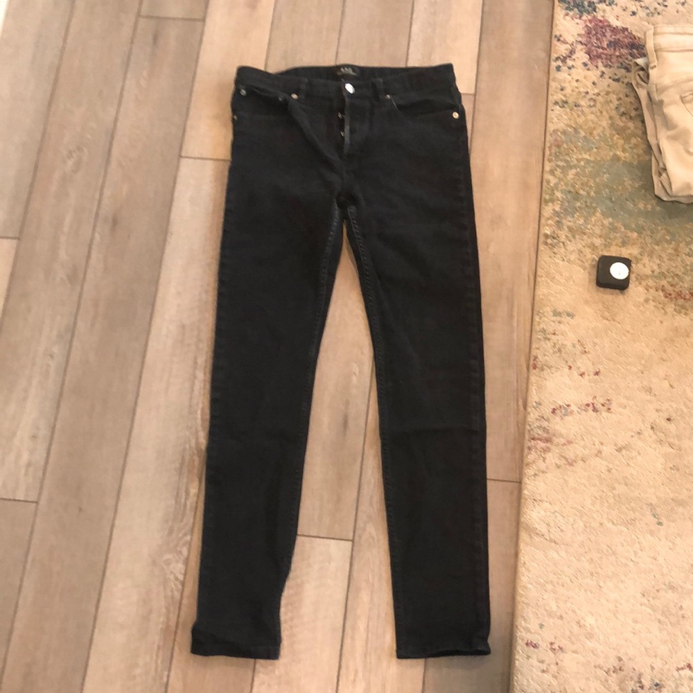 A.P.C. Black Skinny Jeans size 31 - Picture 4 of 6